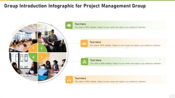 Group Introduction Infographic For Project Management Group Rules PDF