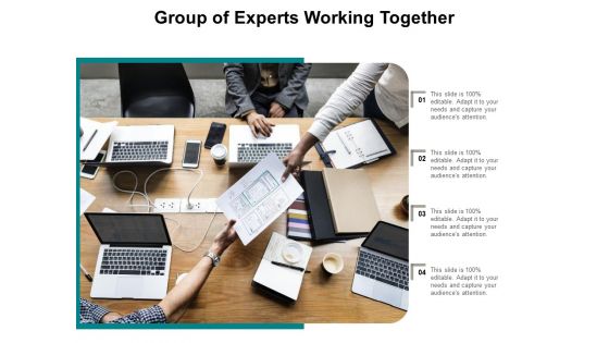 Group Of Experts Working Together Ppt PowerPoint Presentation Layouts Deck