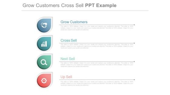 Grow Customers Cross Sell Ppt Example