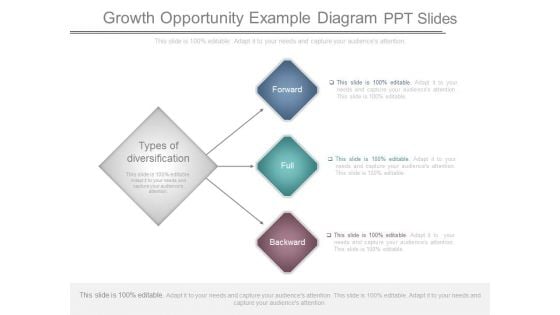 Growth Opportunity Example Diagram Ppt Slides