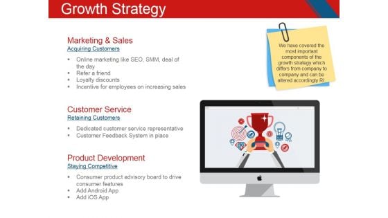 Growth Strategy Ppt PowerPoint Presentation Outline Grid