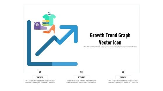 Growth Trend Graph Vector Icon Ppt PowerPoint Presentation Gallery Sample