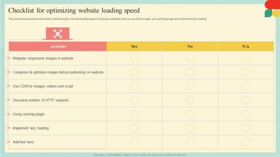 Guide Developing Strategies Improve Travel Tourism Marketing Checklist For Optimizing Template PDF