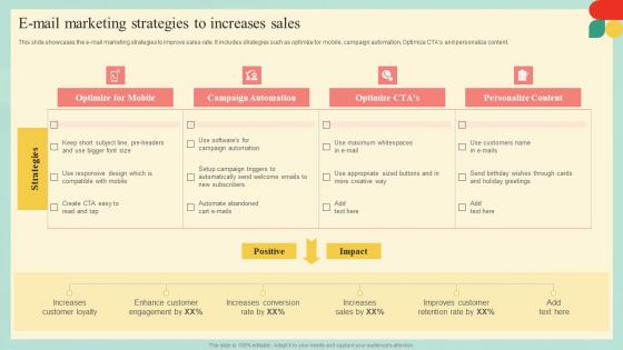 Guide Developing Strategies Improve Travel Tourism Marketing E Mail Marketing Strategies Diagrams PDF