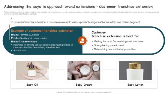 Guide For Brand Addressing The Ways To Approach Brand Extensions Customer Rules PDF