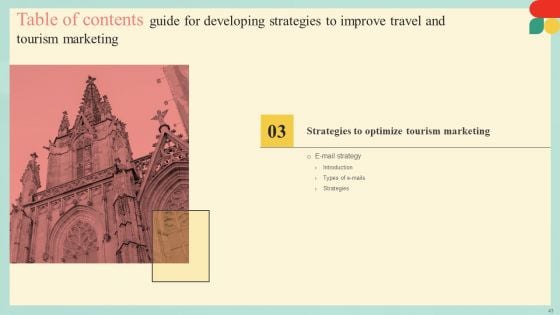 Guide For Developing Strategies To Improve Travel And Tourism Marketing Complete Deck