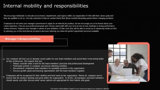 Guide For Mastering Internal Talent Management Internal Mobility And Responsibilities Rules PDF
