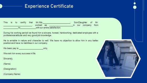 Guide For Staff Termination Policy Experience Certificate Summary PDF