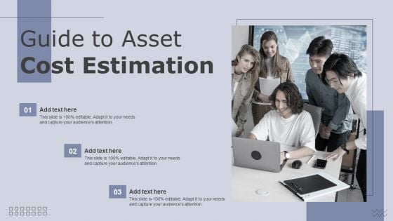 Guide To Asset Cost Estimation Background PDF Guide To Asset Cost Estimation Background PDF