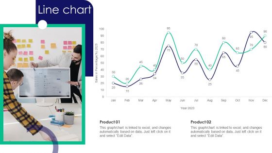 Guide To Business Customer Acquisition Line Chart Infographics PDF