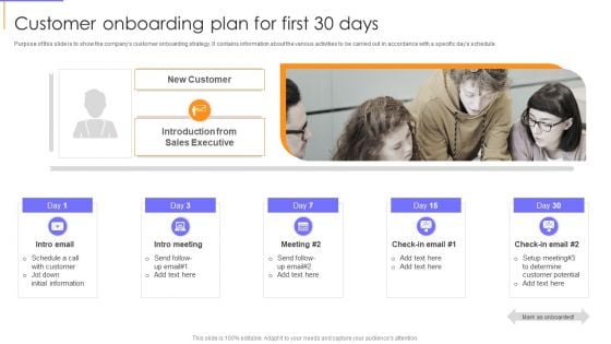 Guide To Client Success Customer Onboarding Plan For First 30 Days Introduction PDF