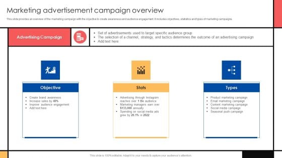 Guide To Create Advertising Campaign For Client Engagement Marketing Advertisement Campaign Overview Portrait PDF Guide To Create Advertising Campaign For Client Engagement Marketing Advertisement Campaign Overview Portrait PDF