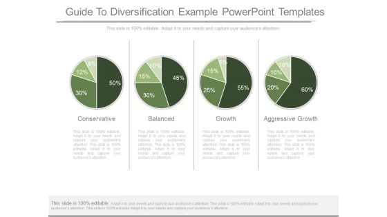 Guide To Diversification Example Powerpoint Templates