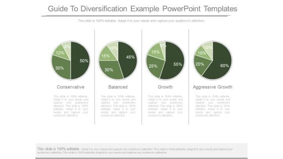 Guide To Diversification Example Powerpoint Templates