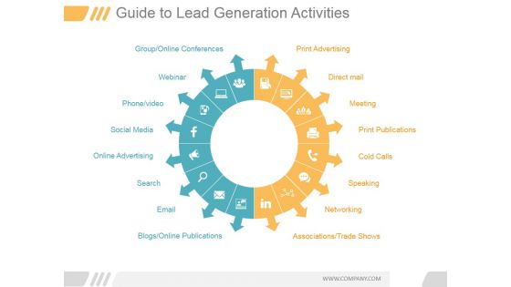 Guide To Lead Generation Activities Ppt PowerPoint Presentation Backgrounds