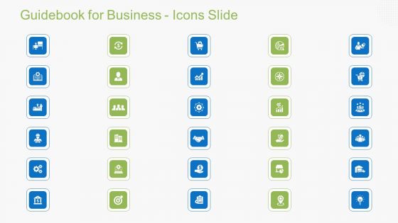 Guidebook For Business Guidebook For Business Icons Slide Structure PDF