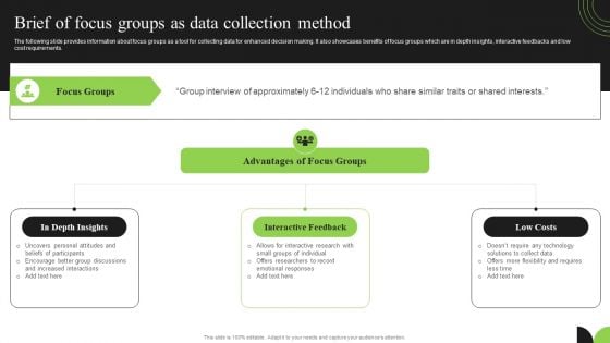 Guidebook For Executing Business Market Intelligence Brief Of Focus Groups As Data Collection Topics PDF Guidebook For Executing Business Market Intelligence Brief Of Focus Groups As Data Collection Topics PDF