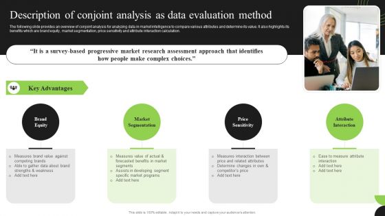 Guidebook For Executing Business Market Intelligence Description Of Conjoint Analysis As Data Professional PDF