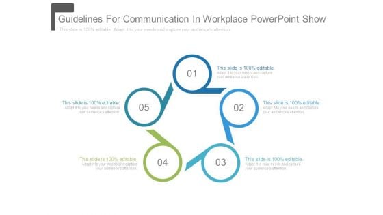 Guidelines For Communication In Workplace Powerpoint Show