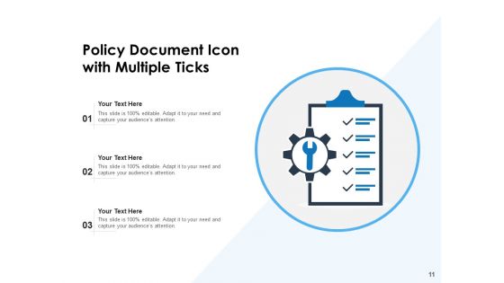 Guidelines Icon Employee Gear Ppt PowerPoint Presentation Complete Deck