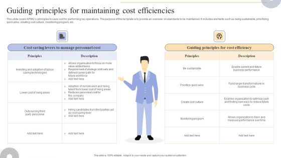 Guiding Principles For Maintaining Cost Efficiencies Summary PDF