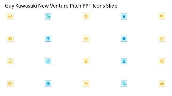 Guy Kawasaki New Venture Pitch PPT Icons Slide Formats PDF