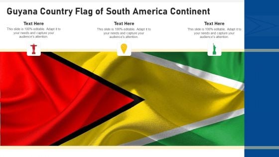 Guyana Country Flag Of South America Continent Background PDF