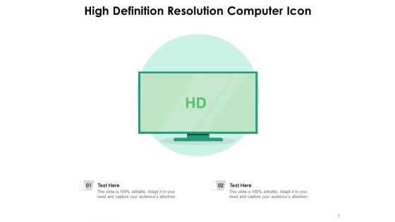 HD Circular Computer Icon Ppt PowerPoint Presentation Complete Deck