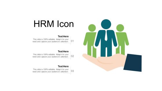 HRM Icon Ppt PowerPoint Presentation Visual Aids Slides PDF