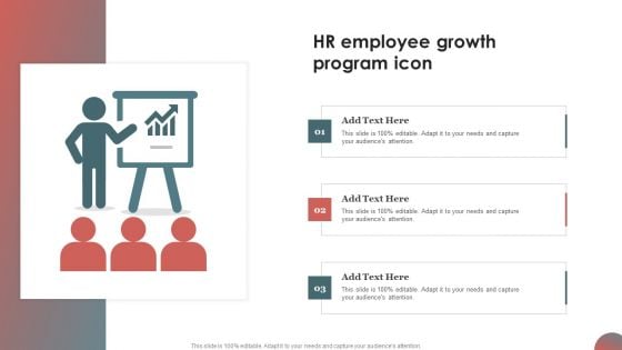 HR Employee Growth Program Icon Designs PDF