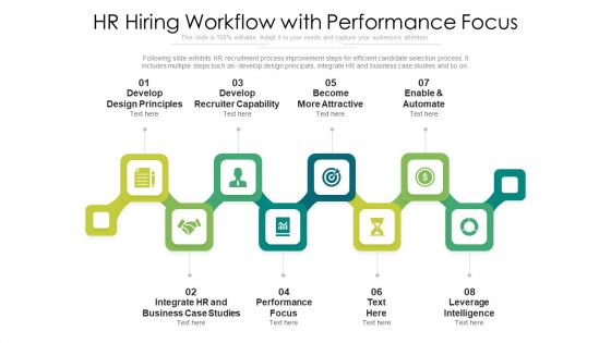 HR Hiring Workflow With Performance Focus Ppt File Design Inspiration PDF