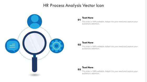 HR Process Analysis Vector Icon Ppt PowerPoint Presentation Styles Professional PDF