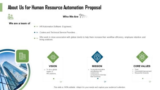 HR Process Automation About Us For Human Resource Automation Proposal Demonstration PDF HR Process Automation About Us For Human Resource Automation Proposal Demonstration PDF