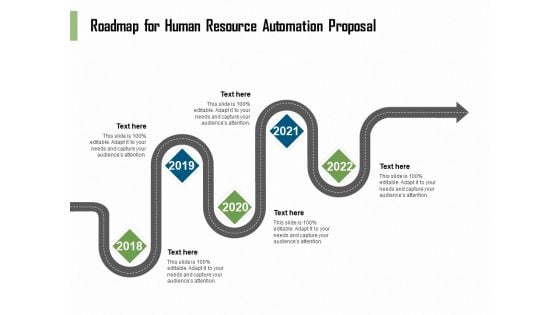HR Process Automation Roadmap For Human Resource Automation Proposal Download PDF