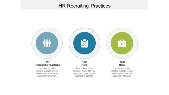 HR Recruiting Practices Ppt PowerPoint Presentation Portfolio Cpb Pdf