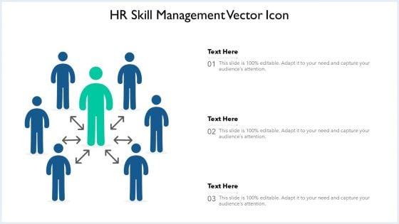 HR Skill Management Vector Icon Ppt PowerPoint Presentation File Slides PDF