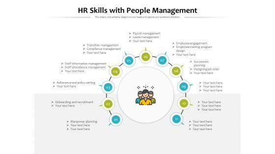 HR Skills With People Management Ppt PowerPoint Presentation Gallery Show PDF