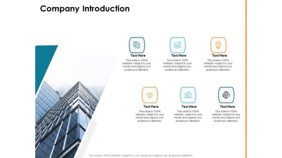 HR Strategy To Transform Employee Experience And Work Culture Company Introduction Portrait PDF