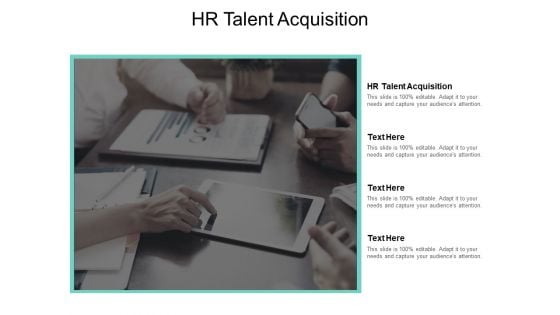HR Talent Acquisition Ppt PowerPoint Presentation Portfolio Icon Cpb