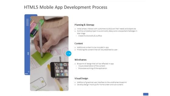 HTML5 Mobile App Development Process Ppt PowerPoint Presentation Show Grid PDF