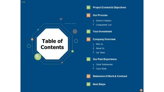 HVAC Installation And Maintenance Table Of Contents Ppt PowerPoint Presentation Icon Display PDF