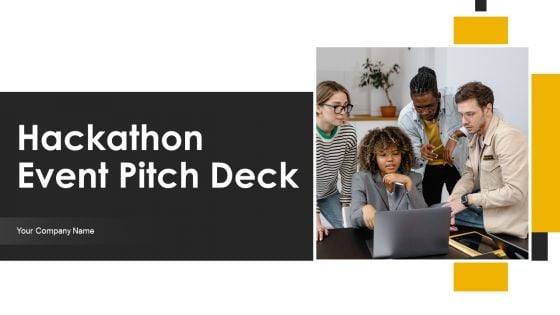 Hackathon Event Pitch Deck Ppt PowerPoint Presentation Complete Deck With Slides