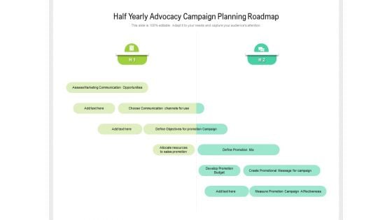 Half Yearly Advocacy Campaign Planning Roadmap Pictures Half Yearly Advocacy Campaign Planning Roadmap Pictures