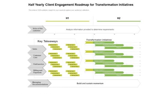 Half Yearly Client Engagement Roadmap For Transformation Initiatives Microsoft Half Yearly Client Engagement Roadmap For Transformation Initiatives Microsoft