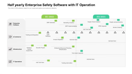 Half Yearly Enterprise Safety Software With IT Operation Brochure