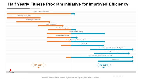 Half Yearly Fitness Program Initiative For Improved Efficiency Rules