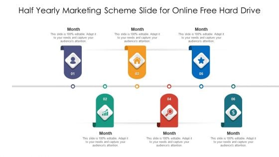 Half Yearly Marketing Scheme Slide For Online Free Hard Drive Ppt PowerPoint Presentation File Show PDF