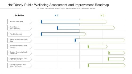 Half Yearly Public Wellbeing Assessment And Improvement Roadmap Portrait