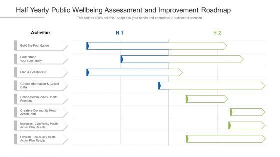 Half Yearly Public Wellbeing Assessment And Improvement Roadmap Portrait