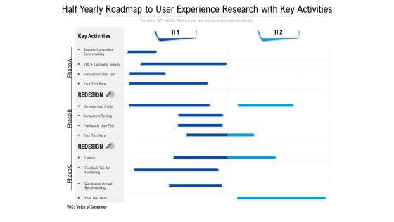 Half Yearly Roadmap To User Experience Research With Key Activities Microsoft Half Yearly Roadmap To User Experience Research With Key Activities Microsoft
